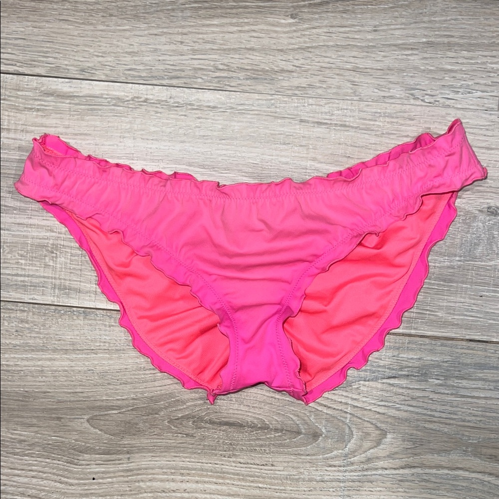 Victoria’s Secret‎ Hot Pink Ruffle Bikini Bottoms